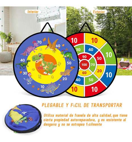 Juego De Dardos Para Niños, Tablero De Dardos De Bola