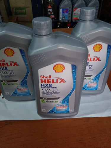 Aceite Sintético Shell Helix Hx8 Profesional 5w-30  Api Sn