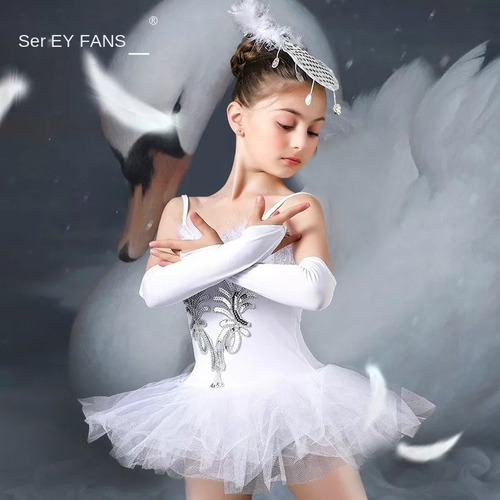 A Traje De Baile De Ballet Vestido De Encaje Para Niños