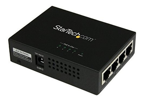 Startech 4 Puertos Gigabit Midspan Poe Injector Wallmonta