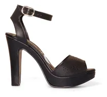 Comprar Zapatilla Mujer Damita 44161 Negro Plataforma Pulsera Gnv®