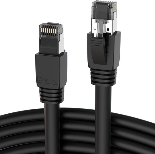 Cable Ethernet Lan  A Rj45 50 Cm Negro