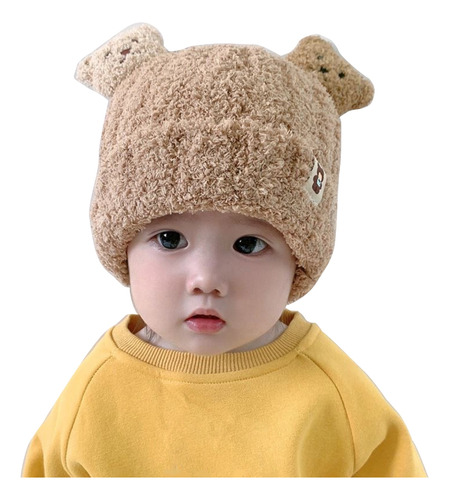 (kh) Bufanda De Invierno Con Gorro Y Cuello Para Bebés, Niña