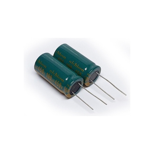 Capacitor Condensador Electrolítico 450v 100uf Nichicon 2pcs