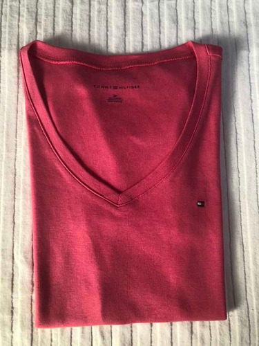 Remera Tommy Hilfiger Talle S Fucsia Original