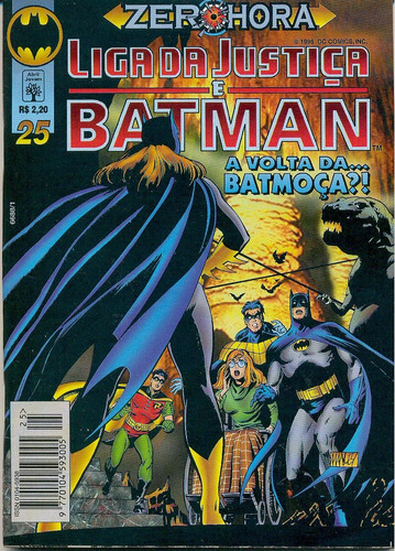 Quadrinhos Dc Liga Da Justiça E Batman 25 - Abril - 84 Pgs