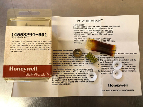 Honeywell 14003294-001 Valve Repack Kit For V501c V501a  Cch