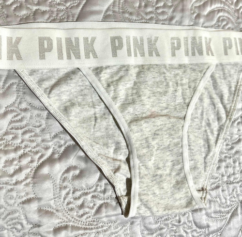 Truza Bikini Logo Pink Small Victoria Secret Color Avena