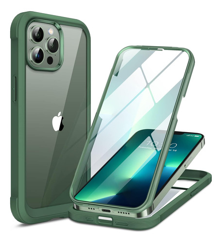 Funda Miracase Para iPhone 13 Pro Max- Verde Acacia