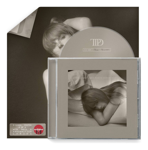 Taylor Swift- The Tortured Poets Department- Cd Y Target Ed.