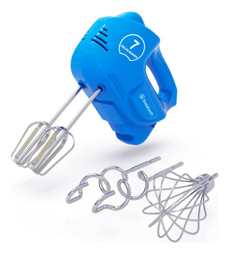 Batidora Bosstech M2 7 Velocidades 200 Watts Color Azul