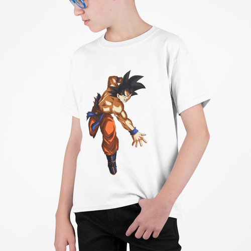 Polera Son Goku Dragon Ball Z Niños Estampadas Algodon 