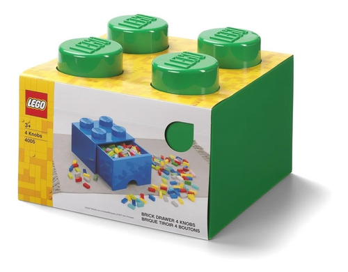 Organizador Lego Brick Drawer 4 Verde Febo