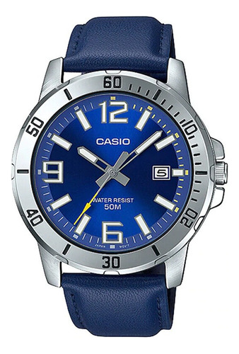 Reloj Casio Mtp-vd01l-2b Hombre 100% Original