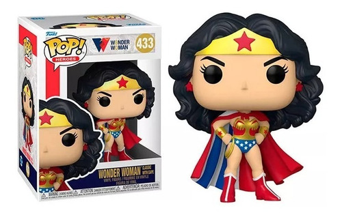 Funko Pop! Heroes - Wonder Woman Classic With Cape (433)