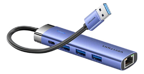 Usb 3.0 Hub-3 Gigabit Ethernet Rj45 Tarjeta Red Windows