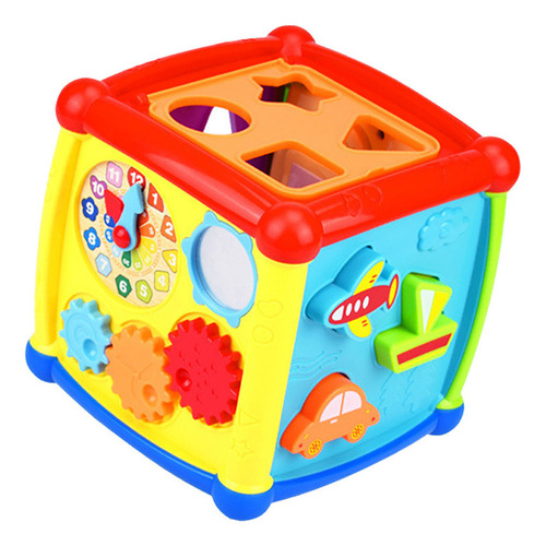 Juego De Juguetes Didácticos Para Bebés 6 En 1 Con Sonido De