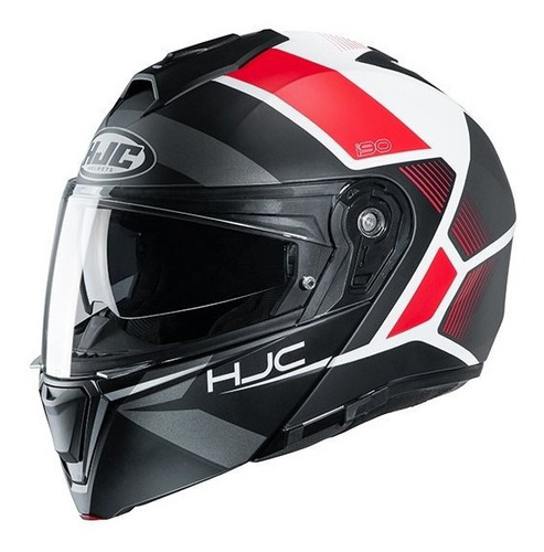 Casco Hjc I90 Grafica Rebatible Doble Visor Pinlock Motodelt