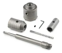 Comprar Kit Jogo Serras Copo Concreto Videa Haste Sds - 35u002F40u002F55mm