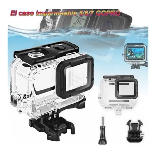 Imagen 1 de 7 de Funda Impermeable Para Gopro Hero 5/6/7