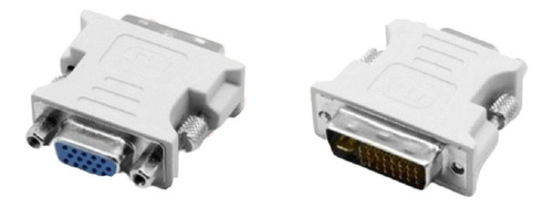 Adaptador Convertidor Dvi (macho 24+1 ) A Vga (hembra)