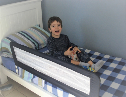 Imagen 2 de 5 de Baransik - Baranda Cama Infantil Ds Acolchonada 6 Colores