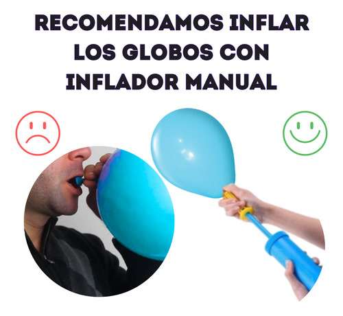 Combo Globos Dia Del Padre Kit Deco Festejo Papá Racing Celeste Racing