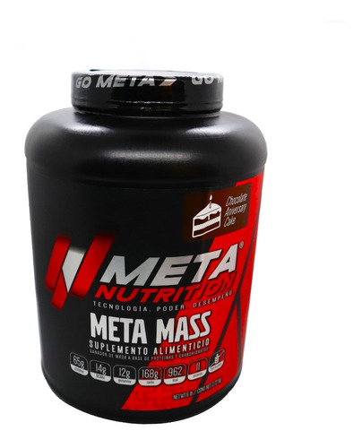 Meta Mass 6 Lbs Meta Nutrition Varios Sabores Envío Full