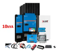 Comprar Kit Solar Victron Energy 10kva + 10kwh En Litio + 6 Paneles