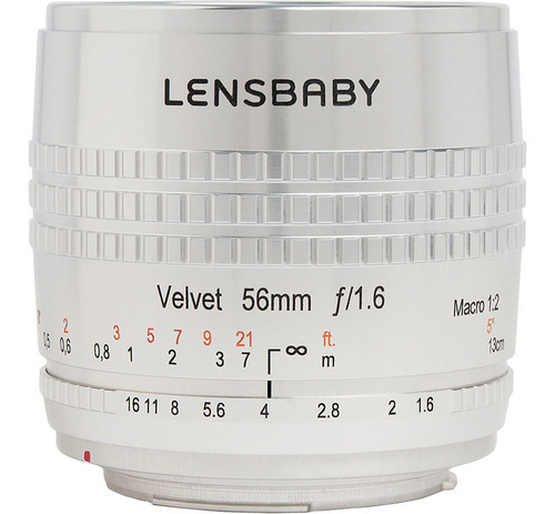 Lentebaby Velvet 56mm F/1.6 Se Lente Para Nikon F (silver)