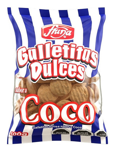 Galletas Dulces De Coco 500gr