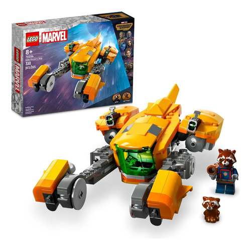 Kit Marvel Super Heroes 76254 A Nave De Baby Rocket Lego Quantidade de peças 330