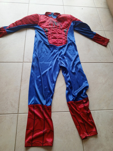 Traje De Spiderman (para Niños De 7-9 Años )   