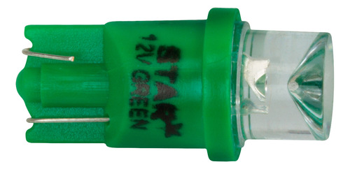Foco Leds 158 Verde 12v 1 Leds 2pz Plano Star 158