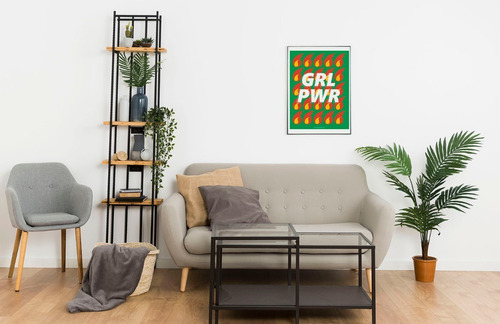Poster Grl Pwr. Print. Lámina Impresa Para Cuadro Girl Power
