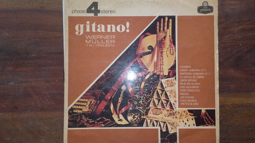 Gitano. Antiguo Disco De Vinilo