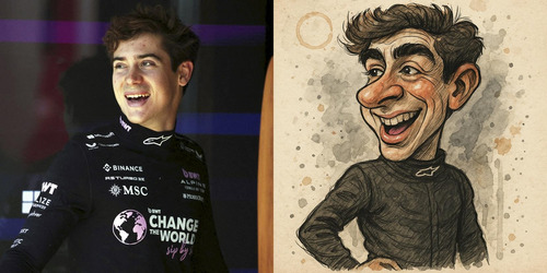 Ilustración Digital Personalizada Caricatura Sketch 2 Person