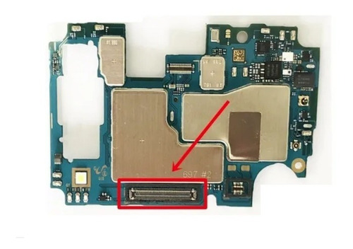 Imagem 4 de 8 de Conector Fpc Placa Mãe Samsung A31 A51 A70 A71 A80 A30s A40