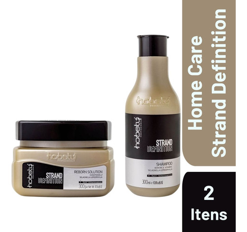 Kit Strand Definition Reborn Solution 300g + Shampoo 300ml