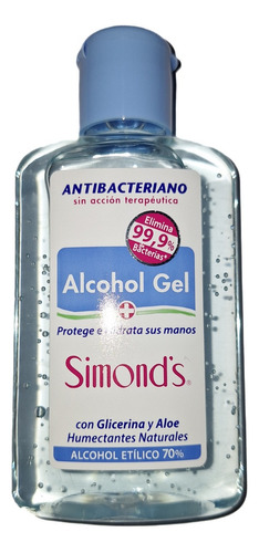 Alcohol Gel 70% Antibacteriano 75ml Simond's