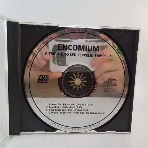 Encomium Tribute To Led Zeppelin Cd Ep Single - Ex  Sample 