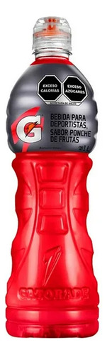 Bebida Gatorade Sabor Ponche De Frutas 1 L. (12 Piezas)