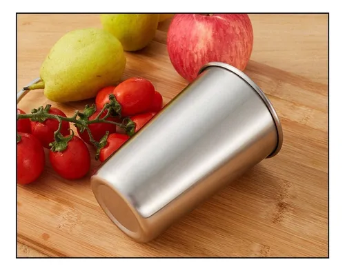 / Set De 5 Vasos De Cerveza De Acero Inoxidable