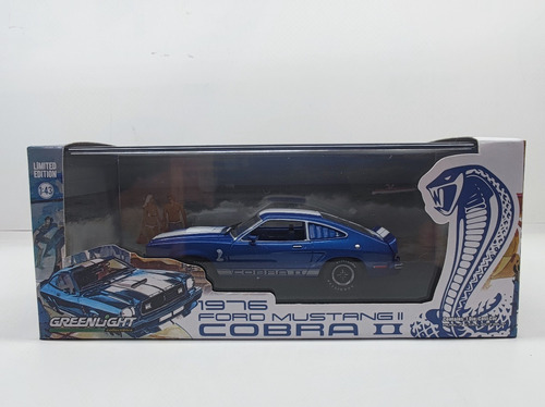 Carrito Greenlight 1:43 1976 Ford Mustang Ii Cobra Ii