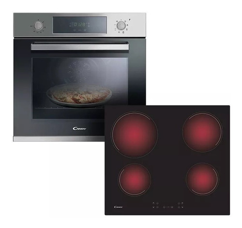 Horno Electrico Candy Fcp605xl Anafe Vitroceramico Ch64ccb C