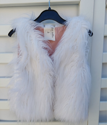 Imagen 4 de 5 de Chaleco Piel Alpaca Blanco