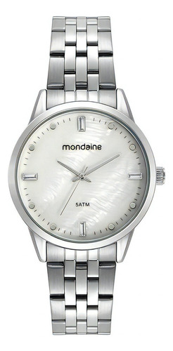 Relogio Mondaine Feminino Ref: 32488l0mvne2 Casual Prateado