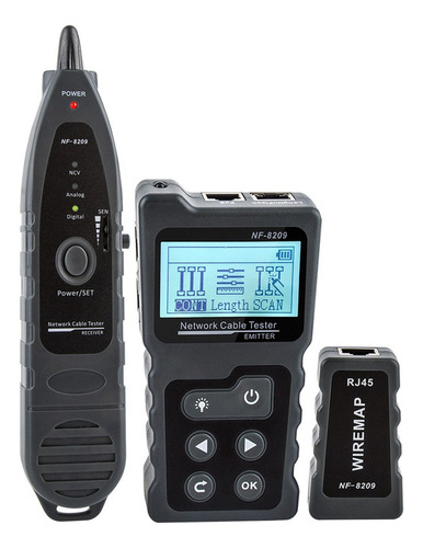 Testador De Cabo De Rede Lcd Multifuncional Wire Tracker .