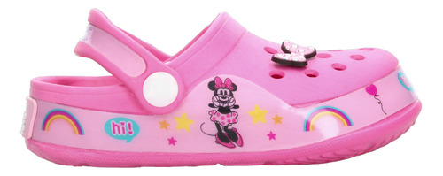 Sandalias Disney Crocs Rosa Minnie Mouse Para Niña 