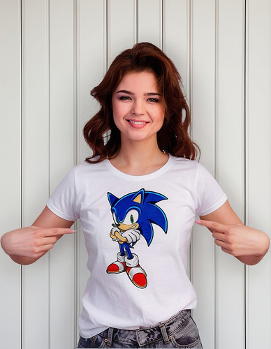 Playera Para Dama Sonic P1